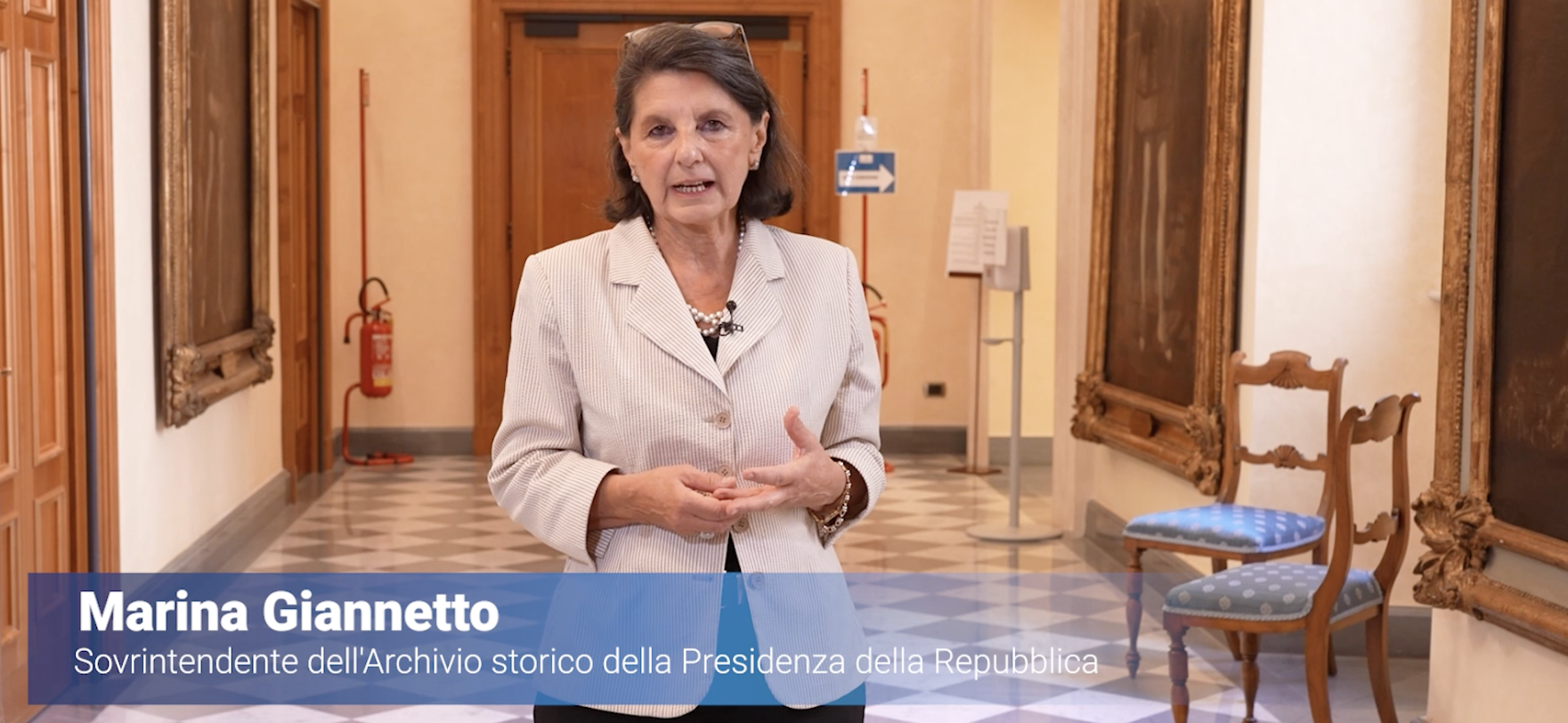 Marina Giannetto, Sovrintendente dell'Archivio Storico della Presidenza della Repubblica