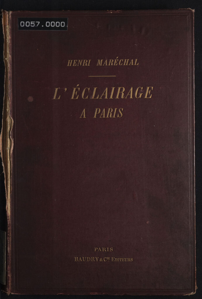 copertina pubblicazione eclairage a paris