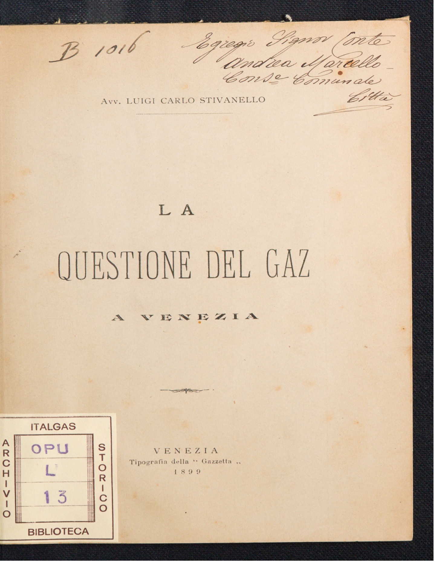 La questione del gaz